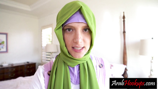 Izzy Lush fucks her big cock friend