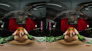VR Conk Lauren Phillips as super-steamy sandy-haired Poison Ivy costume play VR Pornography