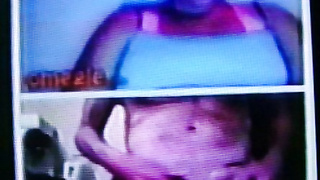 Horny fat College girl delighted by my shit- hot show (+ sound )