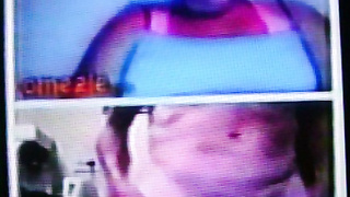 Horny fat College girl delighted by my shit- hot show (+ sound )