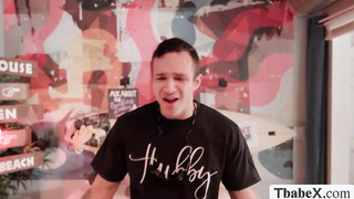 See a ts fucking two guys in threesome