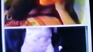 Horny College girl admires my dirty hot show (+ sound ) 2