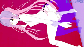 Tokoyami Towa and I have powerful fucky-fucky at a love motel. - Hololive VTuber Manga Porn