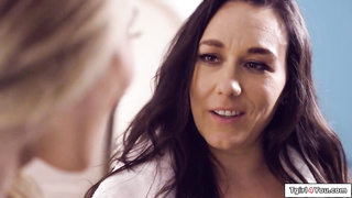 Busty tranny Ariel Demure fucks her gf