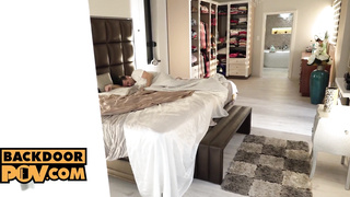 POINT OF VIEW - Dual dicking blond honey Kaisa Nord caboose pounded