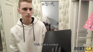 DEBT4k. Scanty cheating has to see wifes rectal fucky-fucky with debt collector