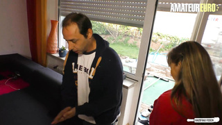 Blondie Housewife Sabina Plumbed Deep By Neighbor While Spouse Is Not In Town - UNEXPERIENCED EUROPEAN