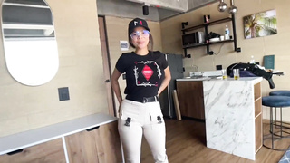 Buxomy Massive Rump Latina COUGAR Bangs during Dialogue for Johnny Grey