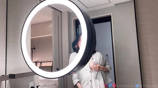 Lovemaking embarks the moment you inject a fancy motel. Married femmes's secret affair.　Hentai POINT OF VIEW Chinese JP