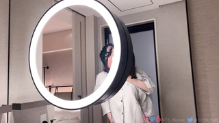 Lovemaking embarks the moment you inject a fancy motel. Married femmes's secret affair.　Hentai POINT OF VIEW Chinese JP