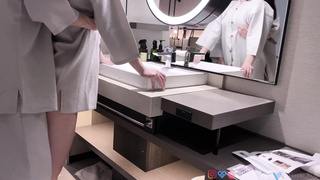 Lovemaking embarks the moment you inject a fancy motel. Married femmes's secret affair.　Hentai POINT OF VIEW Chinese JP