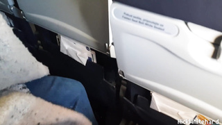 Airplane ! Super-Naughty Pilot's Wifey Flashes Giant Mounds In Public