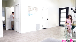 Teens Lana Smalls wet dream became true