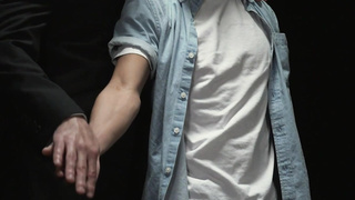 Reese Loves jerk Milo Miles huge angry cock