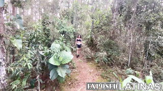 I penetrate my neighbour COUGAR in the forest - Alexa Lewis