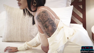 Ebony MILF beauty Julie Kay is curvy hot