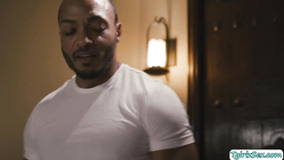 Busty brunette tbabe massage and analed