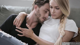 Guy makes gf seduce stepmom for a 3some