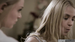 Guy makes gf seduce stepmom for a 3some