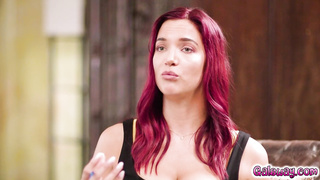 Jezabel Vessir and Jayden Cole eagerly makes out