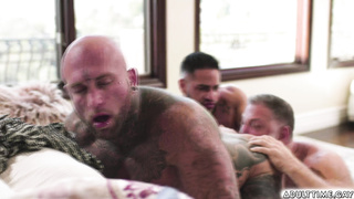 Brock Banks first time interracial sex with Rick Kelson