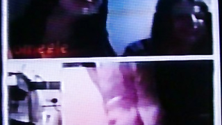 2 horny College girls laughing lovingly at my hot show (+ sound )