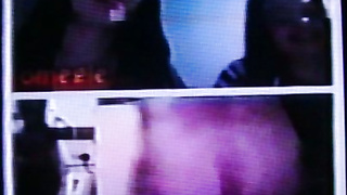 2 horny College girls laughing lovingly at my hot show (+ sound )