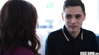 Attractive MILF fucks big cock stepson