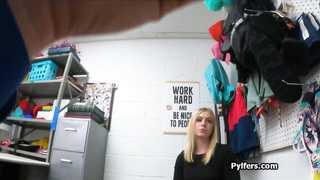 Krissy pays for lingerie using her pussy