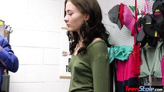 Teen troublemaker punished on a big dick