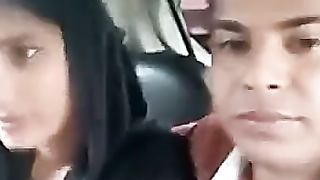 Desi Indian couple sex in car