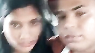 Desi Indian couple sex in car