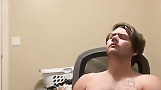 Man Shoots A Load a ginormous stream in a protection for you
