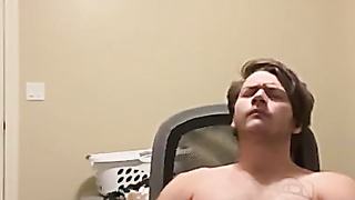 Man Shoots A Load a ginormous stream in a protection for you
