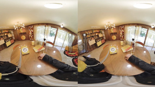 VR Fuckers Super-Hot lovemaking practice with 2 gorgeous school stunners VR Porno