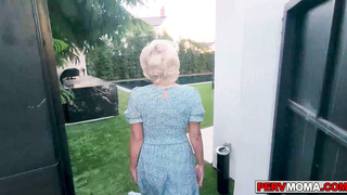 Stepmom begging her stepson to help her