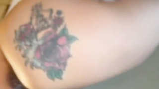 Jasamine Banks doing drool tricks on Snapchat with Futureofchicago spear