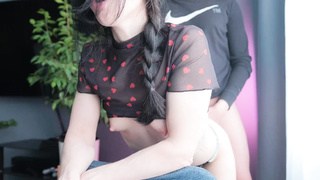 I make his schlong firm. He plows me in all fuck holes