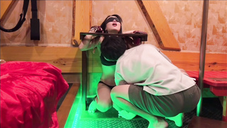 Chinese Hookup Marionette SADISM & MASOCHISM Restrain Bondage - Trussed up Electro-Hitachi and Xxx Rear End