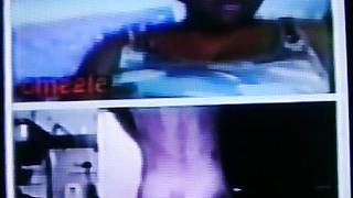 Horny Black College girl gives a huge tit to my hot show (+ sound )