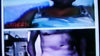 Horny Black College girl gives a huge tit to my hot show (+ sound )