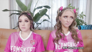 Soccer training leads to squirting foursome