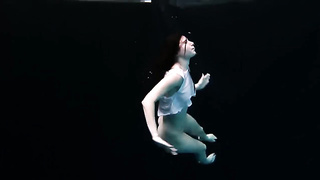 Greatest gals swim bare underwater