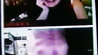 Horny College girl delighted by my dirty hot show (+ sound )