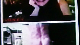 Horny College girl delighted by my dirty hot show (+ sound )