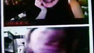 Horny College girl delighted by my dirty hot show (+ sound )