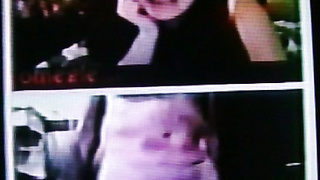 Horny College girl delighted by my dirty hot show (+ sound )