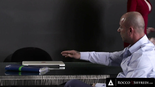 Weirdo Chief Tears Up His ASSISTANT And The TRAINEE Comes To Join Them For A THREEWAY