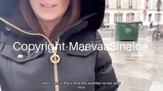 Maevaa Sinaloa - Manhunt in Paris, I plow with ADVERTISEMENT Laurent in front of my bf - Dual facial cumshot