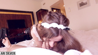 Crazy Maid Gets Her Coochie Creampied
